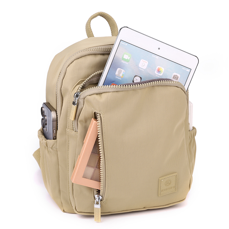Travel Backpack Anti Theft - กระเป๋าเป้สะพายหลังกันน้ำสำหรับผู้หญิงเดินทางกระเป๋าสะพายไหล่เดียวกระเป๋าเป้สะพายหลังลำลองนักออกแบบน้ำหนักเบาขนาดเล็กนุ่มป้องกันการโจรกรรม SAC Luxe Femme
