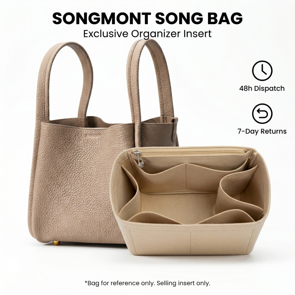 Backpack Insert Organizer - แผ่นรองจัดระเบียบกระเป๋า ทำจากผ้าสักหลาด สำหรับกระเป๋าถือ ช่วยจัดเก็บของ ใช้ได้กับกระเป๋าใส่ผัก ป้องกันการสึกหรอ