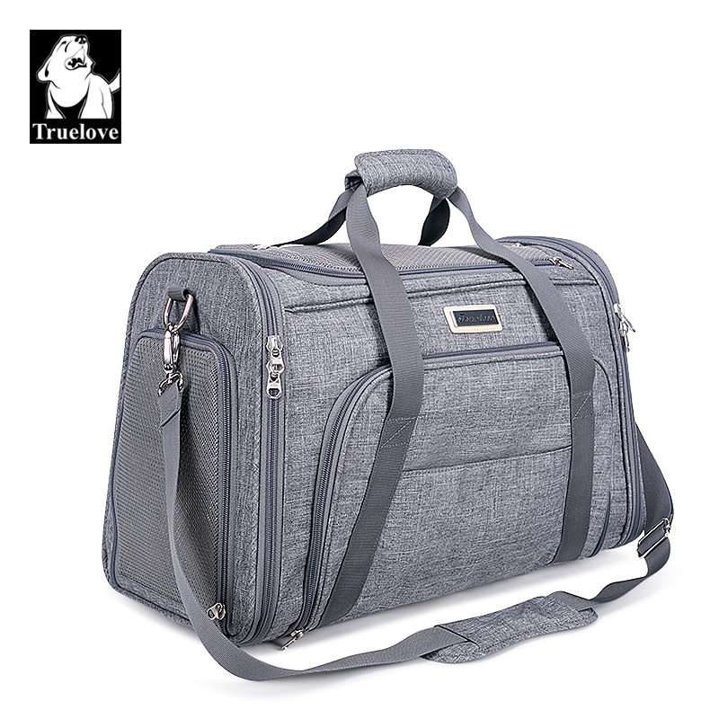 Foldable Backpack Small - Truelove กระเป๋าสัตว์เลี้ยง Breathable พื้นที่ขนาดใหญ่พับได้และกันน้ํากระเป๋าเป้สะพายหลังสัตว์เลี้ยงกระเป๋าเดินทางกลางแจ้งสําหรับสุนัขและแมว TLX3971