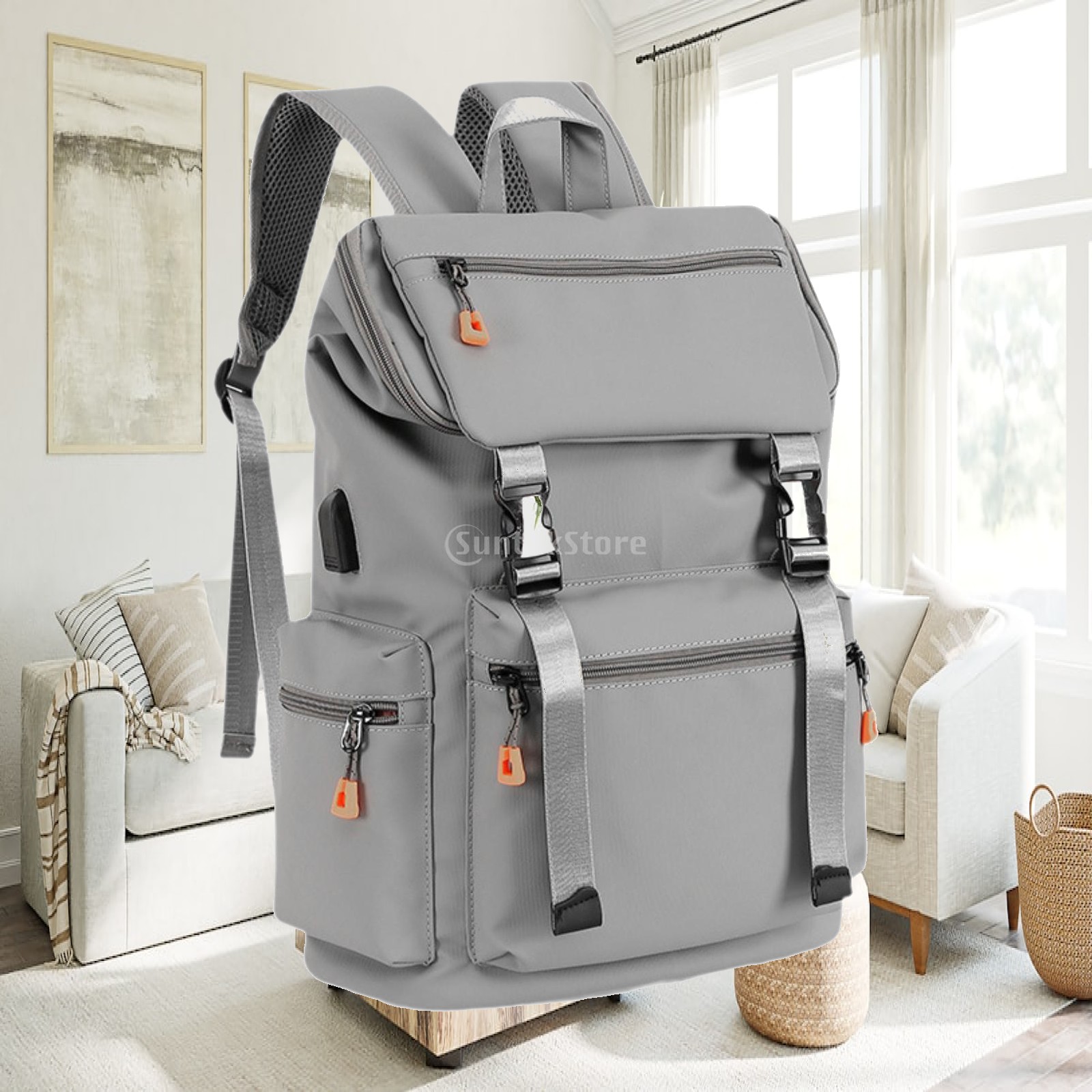 Fashion Backpack Women - กระเป๋าเป้สะพายหลังแบบลำลอง กระเป๋าใส่ของ กระเป๋าสะพายหลังแฟชั่น สายปรับได้ กระเป๋าเป้สะพายหลังสำหรับใช้ในชีวิตประจำวันสำหรับทำงาน ธุรกิจ