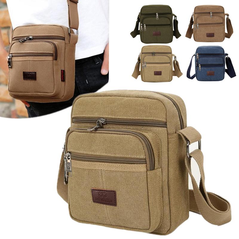 กระเป๋าสะพายข้างผู้ชาย กระเป๋า - Canvas Backpack Casual บทวิจารณ์และราคา