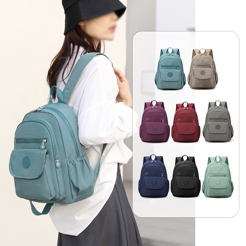 กระเป๋าเป้สะพายหลังสำหรับผู้หญ - Canvas Backpack Casual บทวิจารณ์และราคา