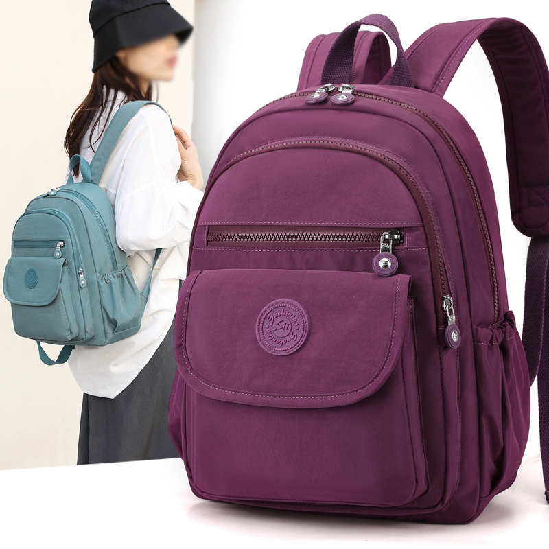 กระเป๋าเป้สะพายหลังสำหรับผู้หญ - Canvas Backpack Casual บทวิจารณ์และราคา