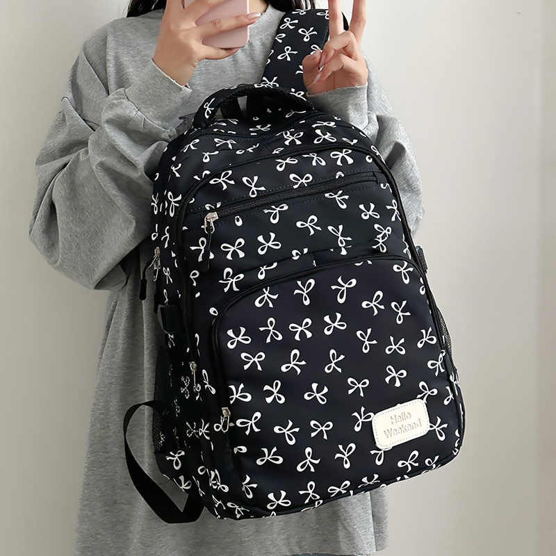 กระเป๋าเป้ลายโบว์น่ารัก 3 ชิ้น - Sling Backpack Shoulder บทวิจารณ์และราคา