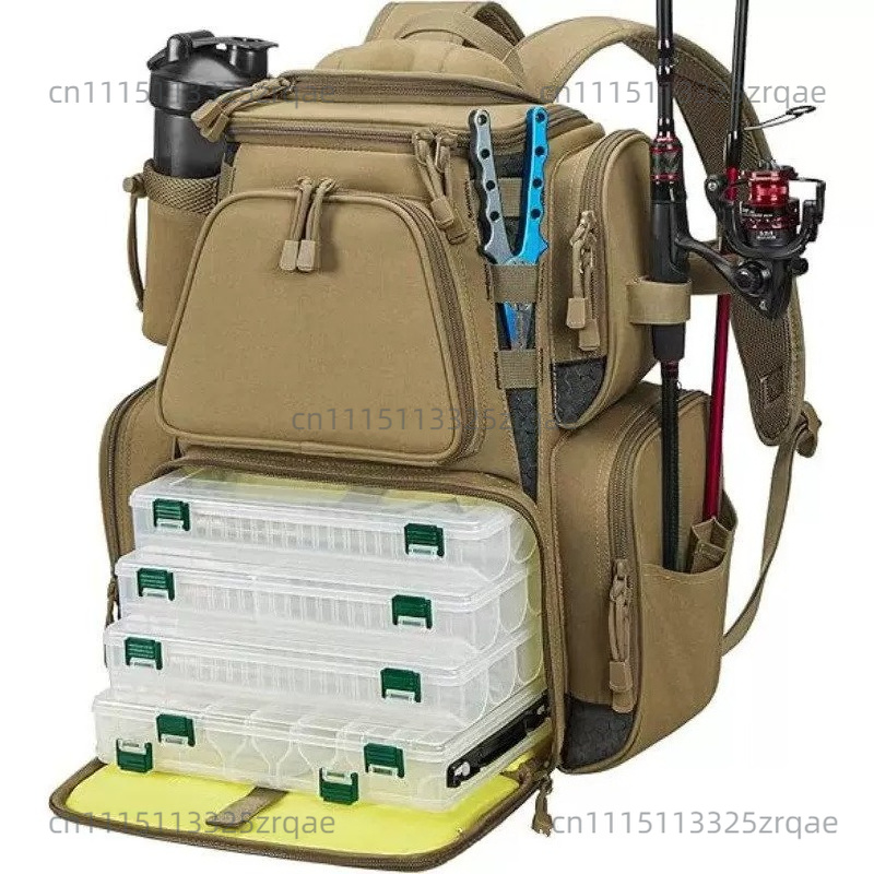 กระเป๋าเป้ใส่อุปกรณ์ตกปลาพร้อม - Rain Cover Backpack บทวิจารณ์และราคา