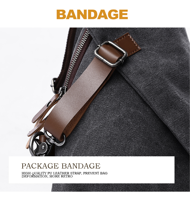 กระเป๋าสะพายข้างผ้าแคนวาสสไตล์ - Sling Backpack Shoulder บทวิจารณ์และราคา