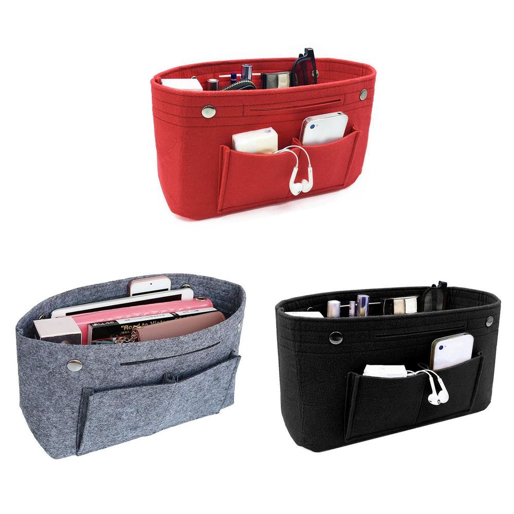 กระเป๋าถือผ้าสักหลาดอ่อนแบบพกพ - Backpack Insert Organizer บทวิจารณ์และราคา