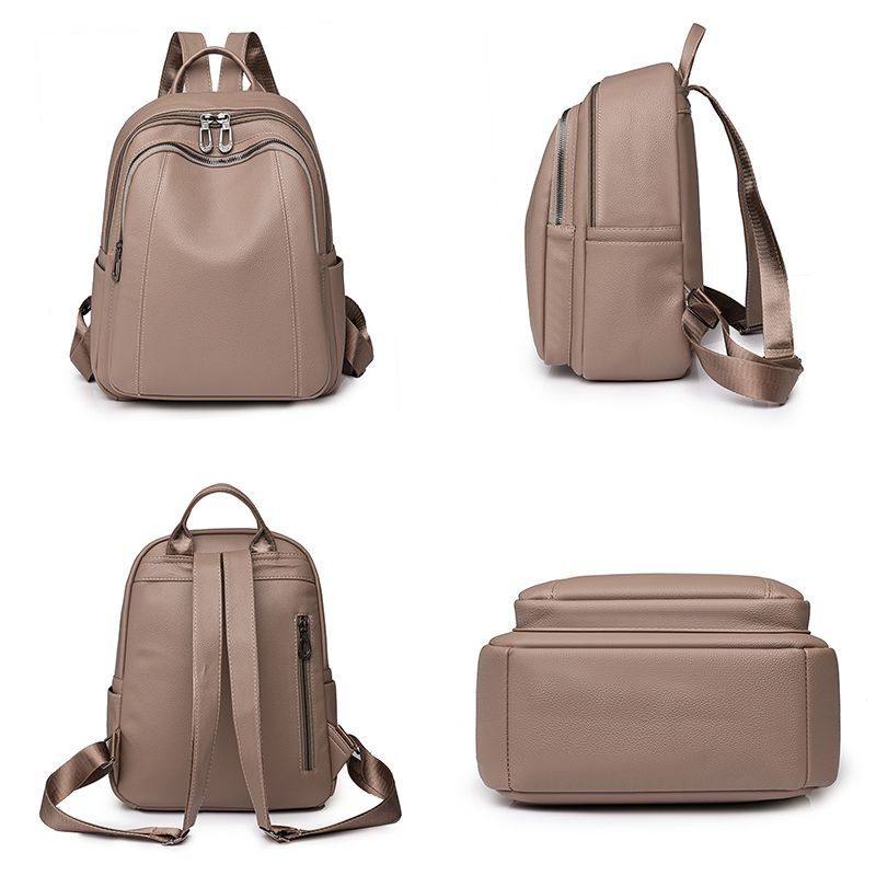 หนังคุณภาพสูงกระเป๋าเป้สะพายหล - Mini Backpack Purse บทวิจารณ์และราคา