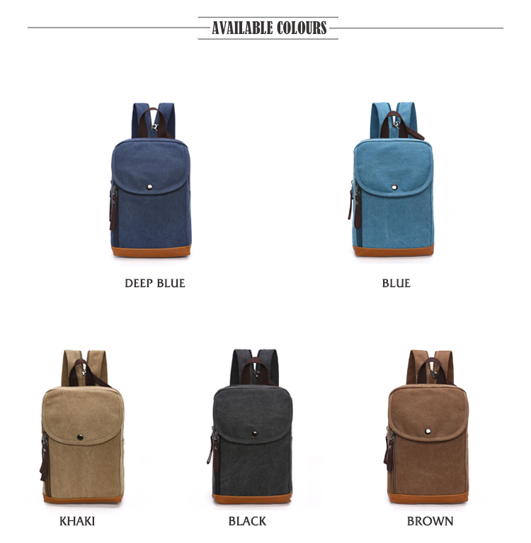 กระเป๋าเป้สะพายหลังผ้าแคนวาสขน - Sling Backpack Shoulder บทวิจารณ์และราคา