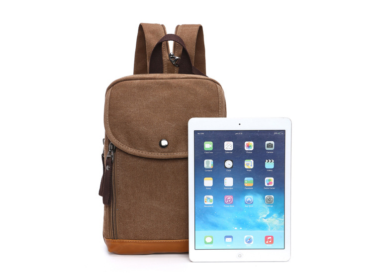 กระเป๋าเป้สะพายหลังผ้าแคนวาสขน - Sling Backpack Shoulder บทวิจารณ์และราคา