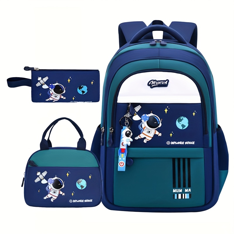 กระเป๋าเป้การ์ตูนนักบินอวกาศรุ - School Backpack Teen บทวิจารณ์และราคา