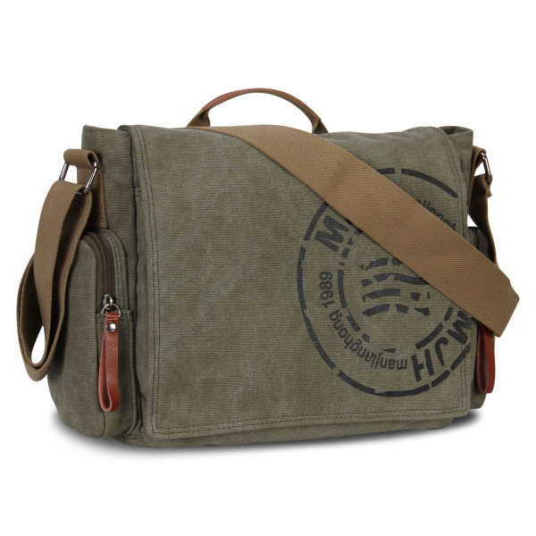 ผู้ชายMessengerกระเป๋าผ้าใบกระ - Canvas Backpack Casual บทวิจารณ์และราคา