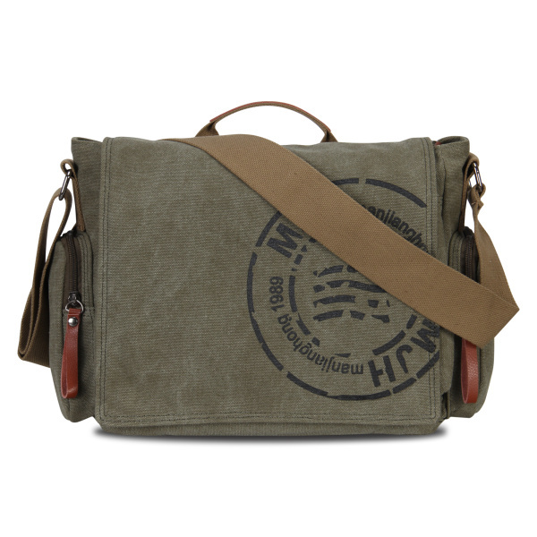 ผู้ชายMessengerกระเป๋าผ้าใบกระ - Canvas Backpack Casual บทวิจารณ์และราคา
